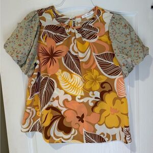 New Ces Femme Floral Print Women's Top
